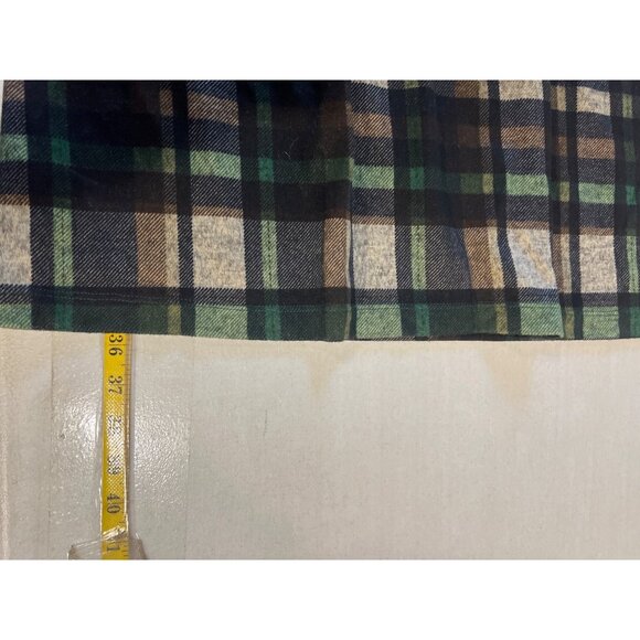 JH Dress Green Black Plaid Short Sleeve XL - Picture 6 of 7